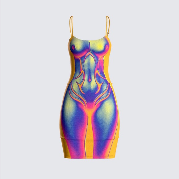 Xavier Body Print Dress - NEW never worn - Picture 3 of 6